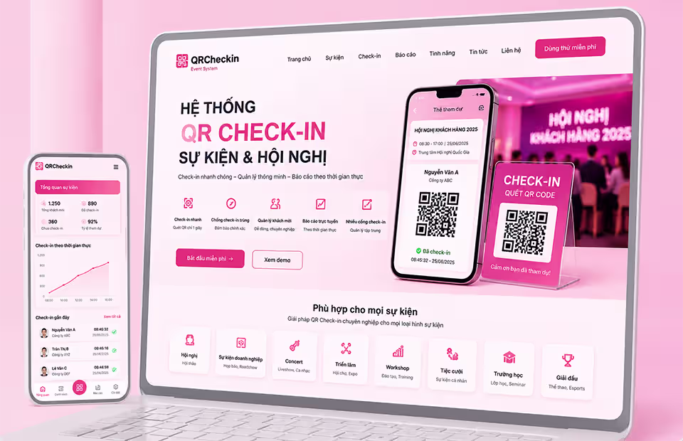 Hệ Thống QR Check-in Sự Kiện Hội Nghị